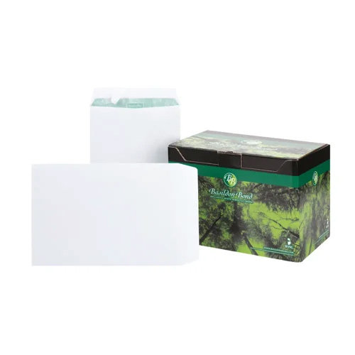 Basildon Bond Envelopes FSC Recycled Pocket Peel &Seal 120gsm C4 White (61307BG)