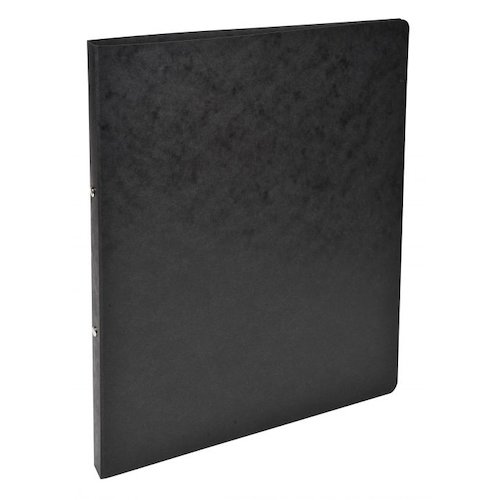 Exacompta Ring Binder Pressboard 2 O Ring A4 15mm Rings Black (Pack 10) (65342EX)
