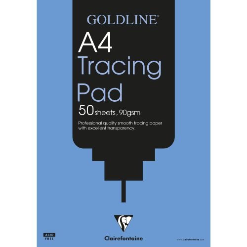 Clairefontaine Goldline Professional A4 Tracing Pad 90gsm 50 Sheets GPT1A4Z (65741EX)