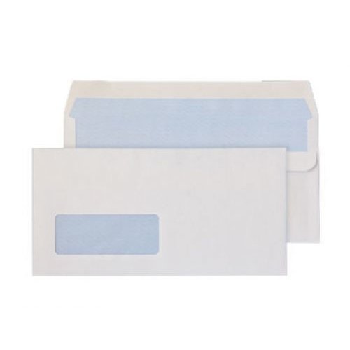Blake Purely Everyday Wallet Envelope DL Self Seal Window 90gsm White (Pack 50) (65773BL)