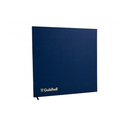Guildhall Account Book Casebound 298x203mm 26 Cash Column 80 Pages Blue 51/26Z (65818EX)