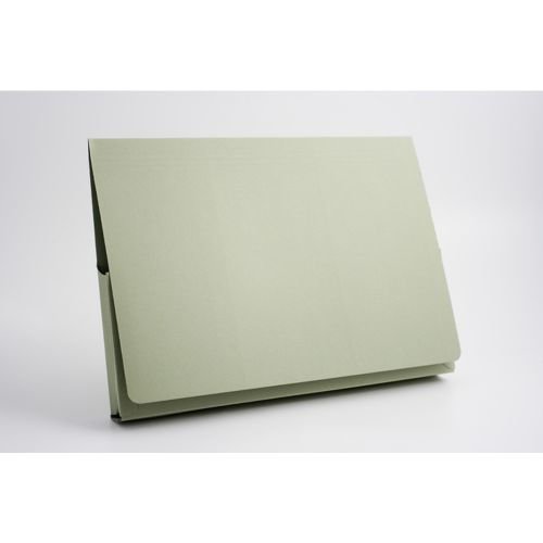 Guildhall Document Wallet Full Flap 315gsm Capacity 35mm Foolscap Green (66028EX)