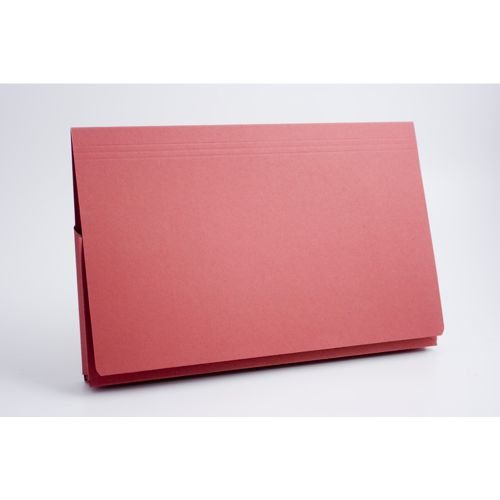 Guildhall Document Wallet Full Flap 315gsm Capacity 35mm Foolscap Red (66056EX)