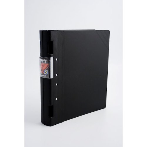 Guildhall GLX Ergogrip Ring Binder Polypropylene 8 Prongs Making 4 x 55mm Rings A4 Black (Pack 2) (66084EX)