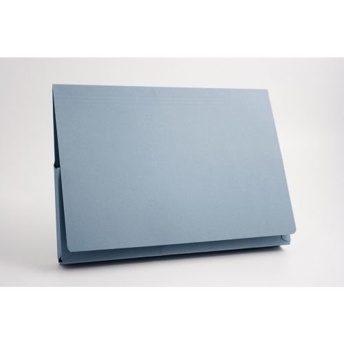 Guildhall Legal Document Wallet Full Flap 315gsm W356xH254mm Blue (66343EX)