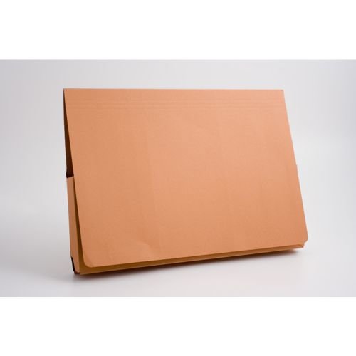 Guildhall Legal Document Wallet Full Flap 315gsm W356xH254mm Orange (66364EX)