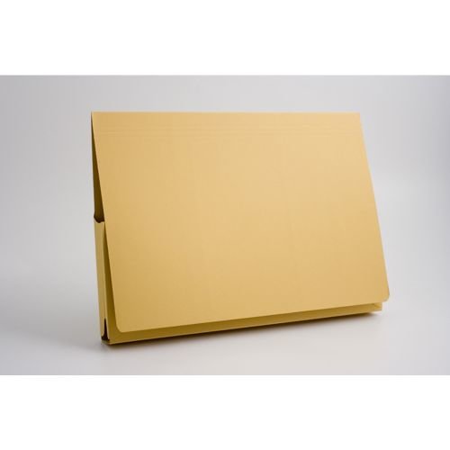 Guildhall Legal Document Wallet Full Flap 315gsm W356xH254mm Yellow (66385EX)