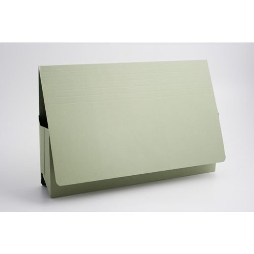 Guildhall Probate Wallets Manilla 315gsm 75mm Foolscap Green (66413EX)