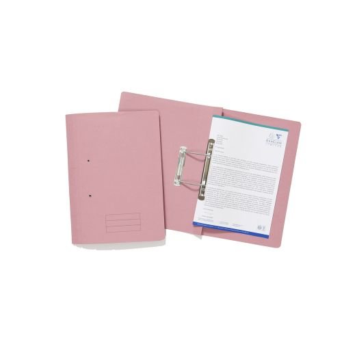 Exacompta Transfer File Manilla Foolscap Pink 285gsm (Pack 25) TFM PNKZ (66931EX)