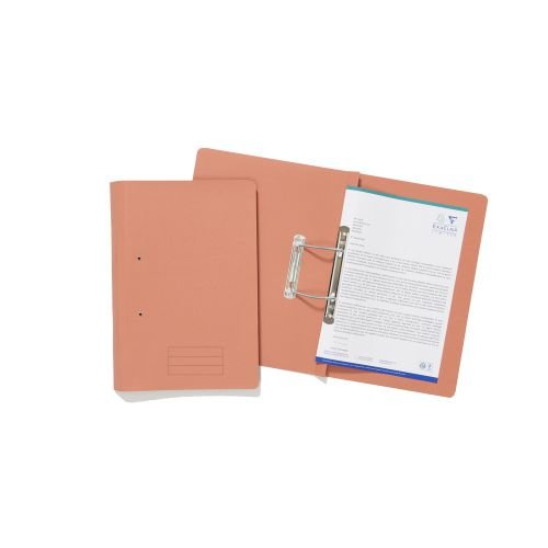 Exacompta Transfer File Manilla Foolscap Orange 285gsm (Pack 25) TFM ORGZ (66938EX)