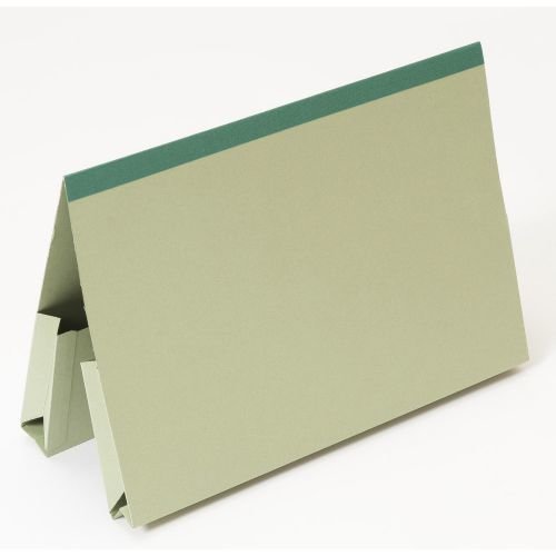 Guildhall Double Pocket Legal Wallet Manilla Foolscap 315gsm Green (Pack 25) (67001EX)
