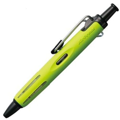 Tombow Airpress Ballpoint Pen 0.7mm Tip Lime Green Barrel Black Ink (67124TW)
