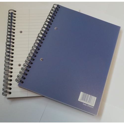 ValueX A5 Plus Wirebound Polypropylene Notebook Ruled 160 Pages Blue (Pack 10) (67953VC)
