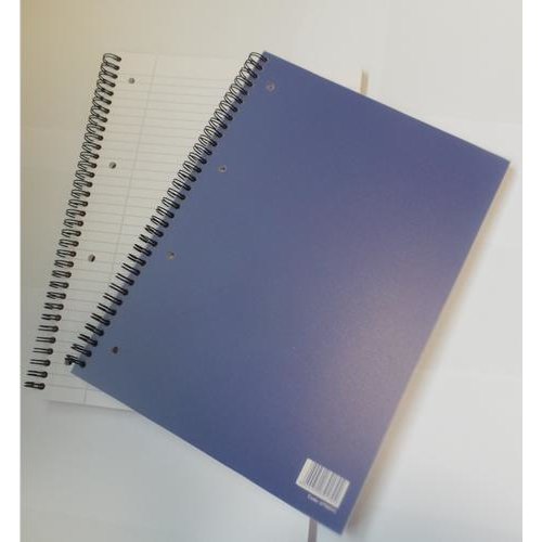 ValueX A4 Plus Wirebound Polypropylene Notebook 160 Pages Blue (Pack 10) (67960VC)
