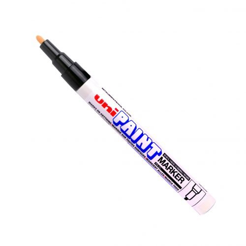 Uni PX 21 Paint Marker Fine Bullet Tip 1.2mm Black (Pack 12) (67971UB)