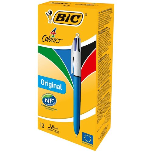 Bic 4 Colours Original Ballpoint Pen (68359BC)
