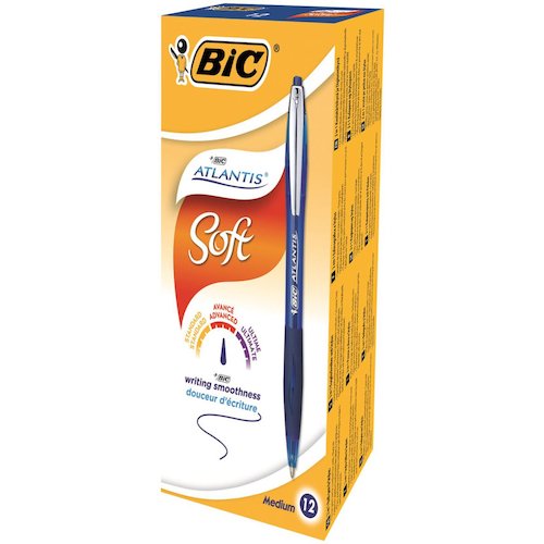 Bic Atlantis Soft Ball Retractable Pen (68408BC)