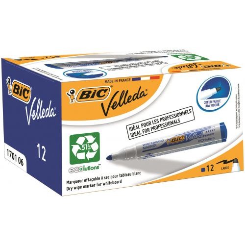 Bic Velleda 1701 Whiteboard Marker Bullet Tip (68478BC)