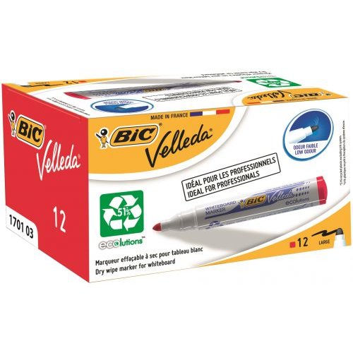 Bic Velleda 1701 Whiteboard Marker Bullet Tip (68485BC)