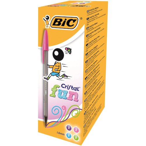 Bic Cristal FUN Assorted Ballpoint Pen (68681BC)