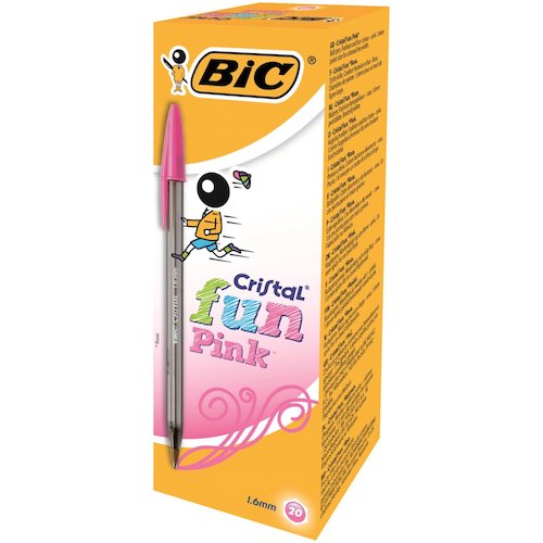 Bic Cristal FUN Assorted Ballpoint Pen (68968BC)