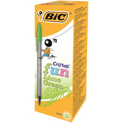 Bic Cristal FUN Assorted Ballpoint Pen (68975BC)