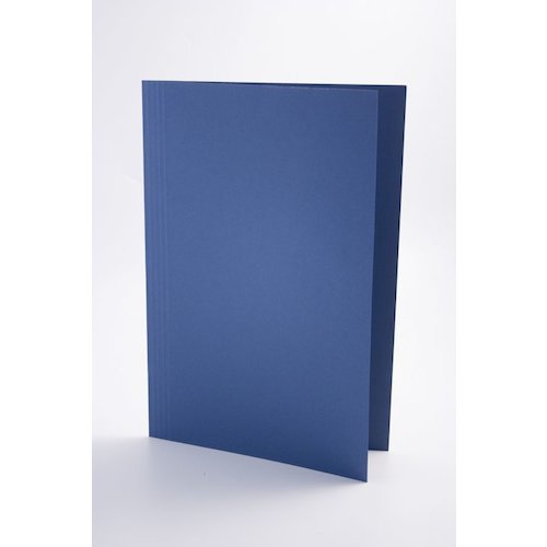 Guildhall Square Cut Folder Manilla Foolscap 250gsm Blue (Pack 100) (69742EX)