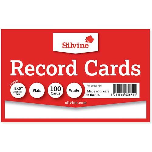 ValueX Record Cards (70463SC)