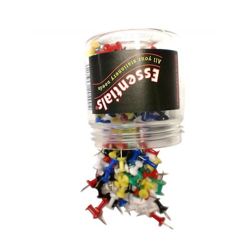 ValueX Push Pin Assorted Colours (Pack 200) (70473WH)