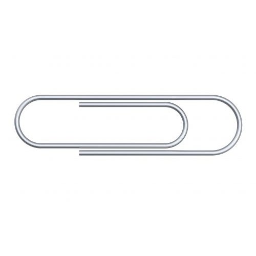 ValueX Paperclip Small Plain 22mm (Pack 1000) (70795WH)