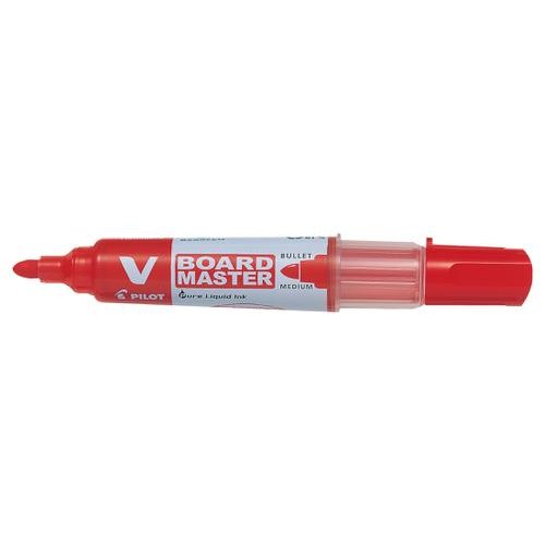 Pilot Begreen V Board Master Whiteboard Marker Bullet Tip 2.3mm Line Red (Pack 10) (70799PT)