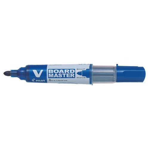 Pilot Begreen V Board Master Whiteboard Marker Bullet Tip 2.3mm Line Blue (Pack 10) (70806PT)