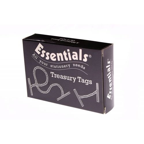 ValueX Treasury Tag Plastic 51mm (Pack 100) (71019WH)