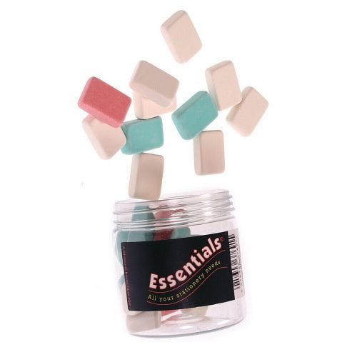 ValueX Eraser Assorted Colours (Pack 25) (71138WH)