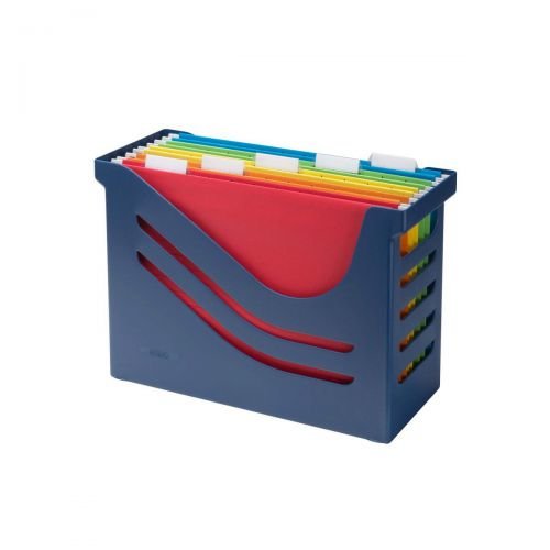 Jalema Resolution Suspension File Box Blue and 5 A4 Suspension Files (71716PL)