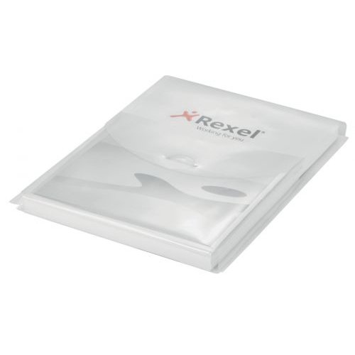 Rexel Expanding Multi Punched Pocket Polypropylene A4 170 Micron Top Opening Clear (Pack 5) 2104223 (72066AC)