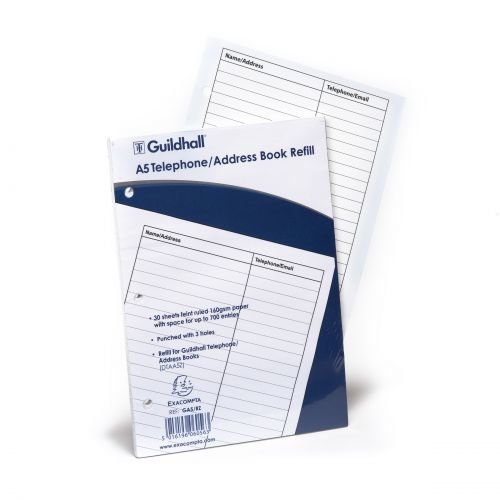 Goldine A5 Address Book Refill 30 Sheets (73914EX)