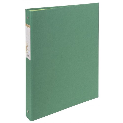 Forever 100% Recycled Ring Binder Paper on Board 2 O Ring A4 30mm Rings Green (Pack 10) (74082EX)