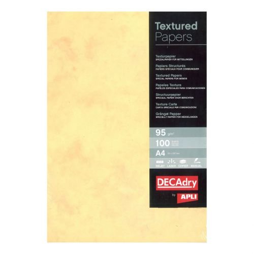 Parchment Letterhead and Presentation Paper 95gsm A4 Champagne 100 Sheets (74435PL)