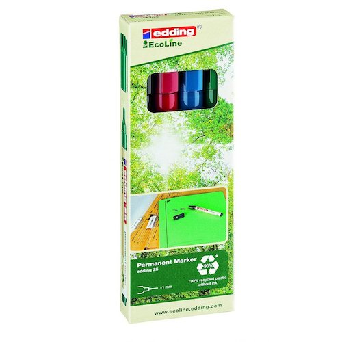 Edding 25 EcoLine Permanent Marker Bullet Tip (75405ED)