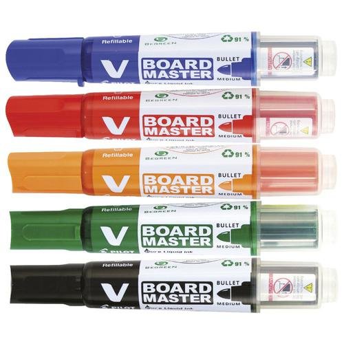 Pilot Begreen V Board Master Whiteboard Marker Bullet Tip (75699PT)