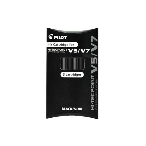 Pilot Refill for V5/V7 Eco Cartridge System Black (Pack 3) (75888PT)