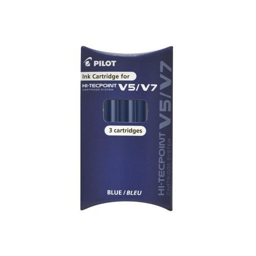 Pilot Refill for V5/V7 Eco Cartridge System Blue (Pack 3) (75895PT)