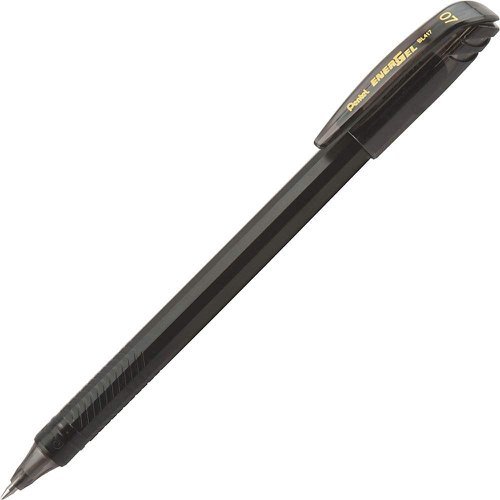 Pentel Energel Rollerball Pen Black ECO 96% (Pack 12) BL417R A (76287PE)