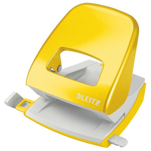 Leitz NeXXt WOW 5008 Hole Punch 2 Hole Capacity 30 sheets Yellow (76854AC)