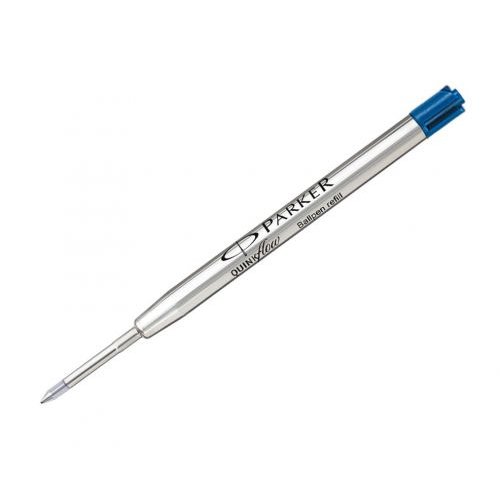 Parker Quink Flow Ballpoint Refill for Ballpoint Pens Medium Blue (Single Refill) (77018NR)