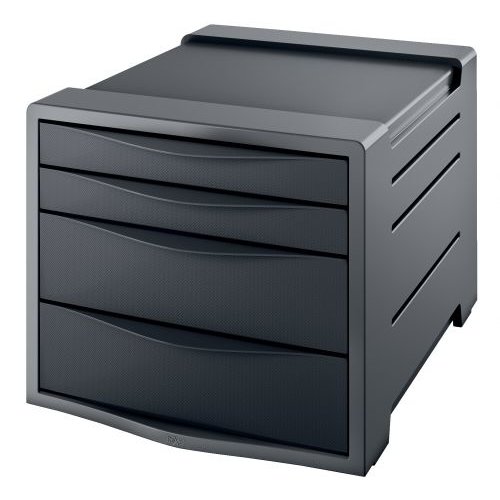 Rexel Choices Drawer Cabinet (Grey/Black) 2115609 (77239AC)