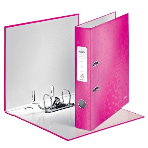 Leitz 180 Mini WOW Lever Arch File Laminated Paper on Board (77512AC)