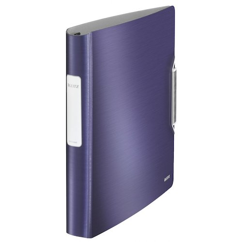 Leitz Active Style SoftClick Ring Binder Polypropylene 4 D Ring A4 30mm Rings Blue (Pack 5) 42450069 (77722AC)