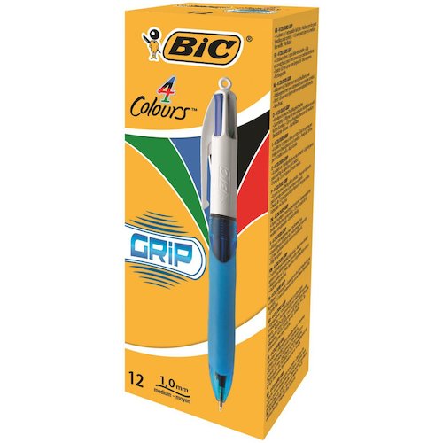 Bic 4 Colours Comfort Grip Ballpoint Pen (78023BC)